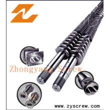 Conical Twin Screw Barrel for PVC Pipe Sheet